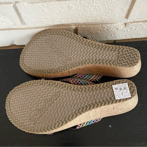 Skechers cali beverlee delighted - Gem Skechers Cali Beverlee Delighted Womens Size 10 Sandals Slip On Wedge MINT
